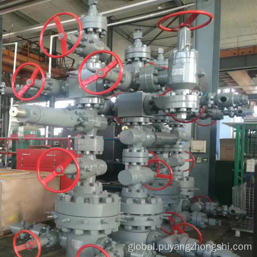 Wellhead & Christmas Tree Control API 6A wellhead equipment Christmas tree with valve Manufactory